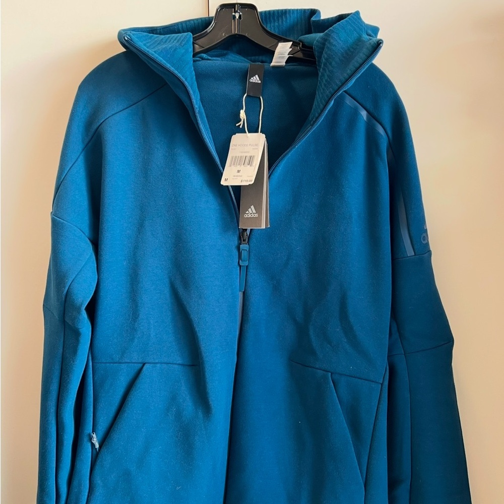 Adidas Teal ZNE Hooded Jacket
